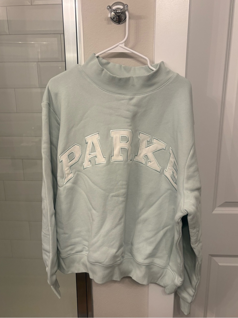 Light Blue/Light Mint Blue PARKE Sweatshirt